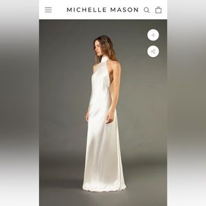 Designer Silk Halter Dress NWT